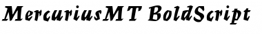 Download MercuriusMT Font Download MercuriusMT Font