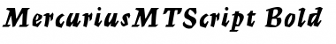 Download MercuriusMTScript Font Download MercuriusMTScript Font