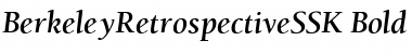 Download BerkeleyRetrospectiveSSK Font Download BerkeleyRetrospectiveSSK Font