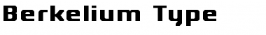 Download Berkelium Type Font Download Berkelium Type Font