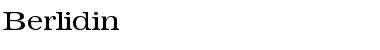 Download Berlidin Font Download Berlidin Font