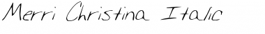 Download Merri Christina Italic Font Download Merri Christina Italic Font