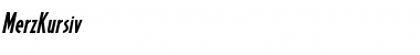 Download MerzKursiv Font Download MerzKursiv Font