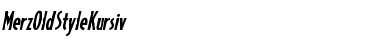 Download MerzOldStyleKursiv Font Download MerzOldStyleKursiv Font