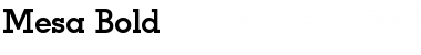Download Mesa Font Download Mesa Font