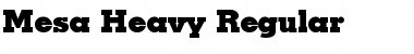 Download Mesa-Heavy Font Download Mesa-Heavy Font