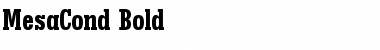 Download MesaCond Font Download MesaCond Font