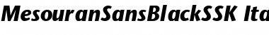 Download MesouranSansBlackSSK Font Download MesouranSansBlackSSK Font