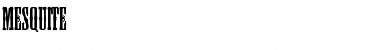 Download Mesquite Font Download Mesquite Font