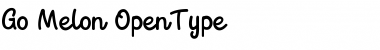 Download Go Melon Font Download Go Melon Font