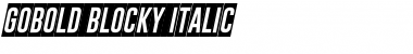 Download Gobold Blocky Font Download Gobold Blocky Font