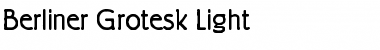 Download Berliner Grotesk Font Download Berliner Grotesk Font