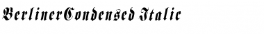 Download BerlinerCondensed Font Download BerlinerCondensed Font