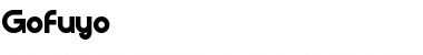 Download Gofuyo Font Download Gofuyo Font