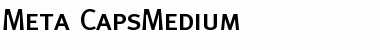 Download Meta-CapsMedium Font Download Meta-CapsMedium Font
