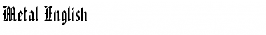 Download Metal English Font Download Metal English Font