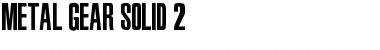 Download Metal Gear Solid 2 Font Download Metal Gear Solid 2 Font