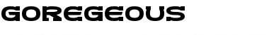 Download Goregeous Font Download Goregeous Font