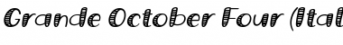 Download Grande October Four Font Download Grande October Four Font