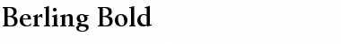 Download Berling Font Download Berling Font