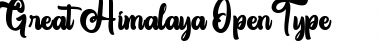 Download Great Himalaya Font Download Great Himalaya Font