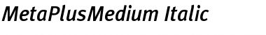 Download MetaPlusMedium-Italic Font Download MetaPlusMedium-Italic Font