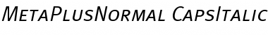 Download MetaPlusNormal-CapsItalic Font Download MetaPlusNormal-CapsItalic Font