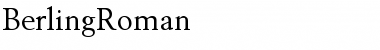 Download BerlingRoman Font Download BerlingRoman Font