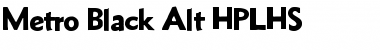 Download Metro Black Alt Font Download Metro Black Alt Font