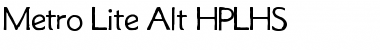 Download Metro Lite Alt Font Download Metro Lite Alt Font