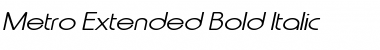 Download Metro-Extended Font Download Metro-Extended Font