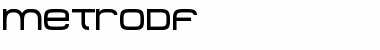 Download MetroDF Font Download MetroDF Font