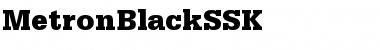 Download MetronBlackSSK Font Download MetronBlackSSK Font
