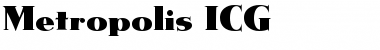 Download Metropolis ICG Font Download Metropolis ICG Font