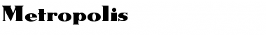 Download Metropolis Font Download Metropolis Font