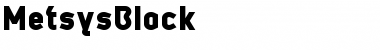 Download MetsysBlack Font Download MetsysBlack Font