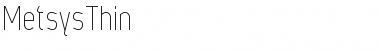 Download MetsysThin Font Download MetsysThin Font