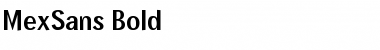 Download MexSans Font Download MexSans Font