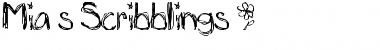 Download Mia's Scribblings ~ Font Download Mia's Scribblings ~ Font