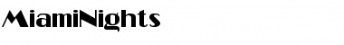 Download MiamiNights Font Download MiamiNights Font
