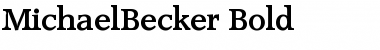 Download MichaelBecker Font Download MichaelBecker Font