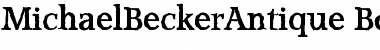 Download MichaelBeckerAntique Font Download MichaelBeckerAntique Font