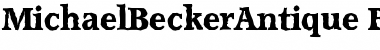 Download MichaelBeckerAntique-ExtraBold Font Download MichaelBeckerAntique-ExtraBold Font
