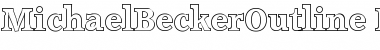 Download MichaelBeckerOutline-ExtraBold Font Download MichaelBeckerOutline-ExtraBold Font