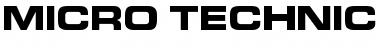 Download Micro Technic Extended Font Download Micro Technic Extended Font