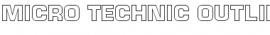 Download Micro Technic Outline Font Download Micro Technic Outline Font