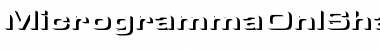 Download MicrogrammaOnlShaDBolExt Font Download MicrogrammaOnlShaDBolExt Font