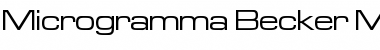 Download Microgramma Becker Med Extd Font Download Microgramma Becker Med Extd Font