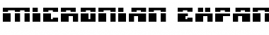 Download Micronian Expanded Laser Font Download Micronian Expanded Laser Font