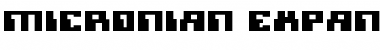 Download Micronian Expanded Font Download Micronian Expanded Font